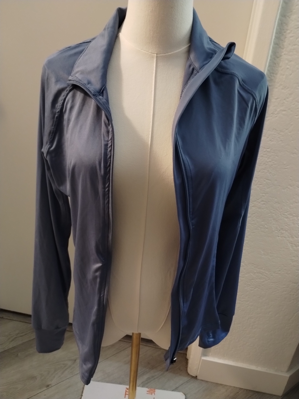 Active USA Slate Blue Full-Zip Lightweight Jacket
